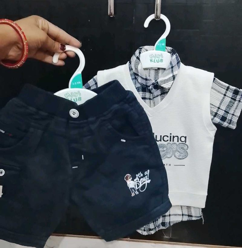 Baby Boys 3-Piece Outfit Set