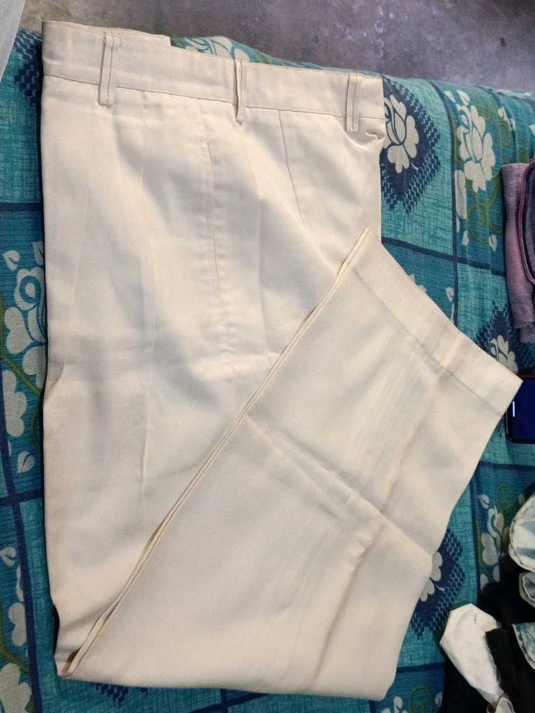 Classic Beige Casual Pants