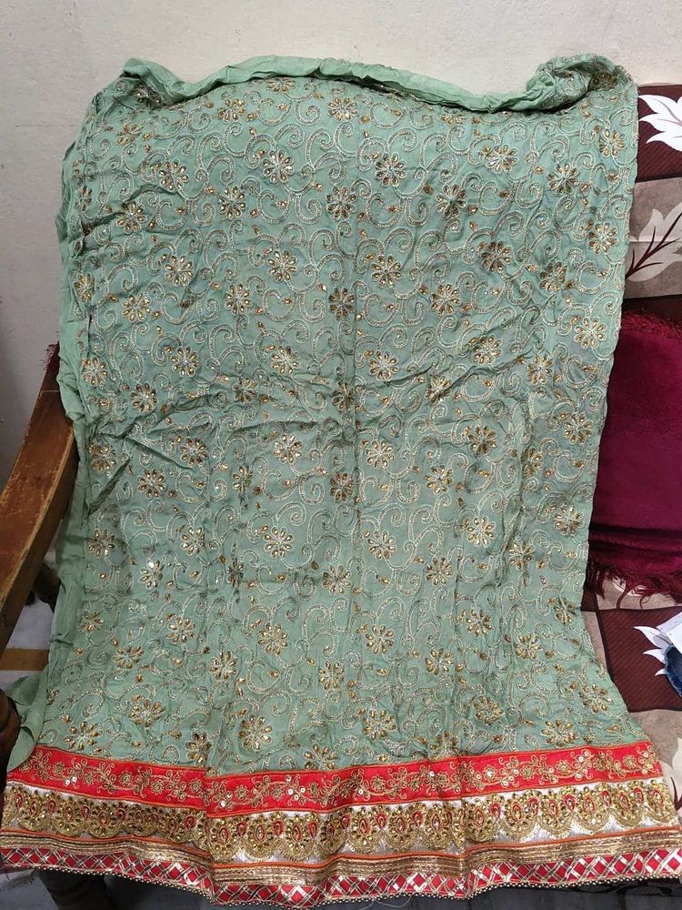 Elegant Embroidered Dress Material