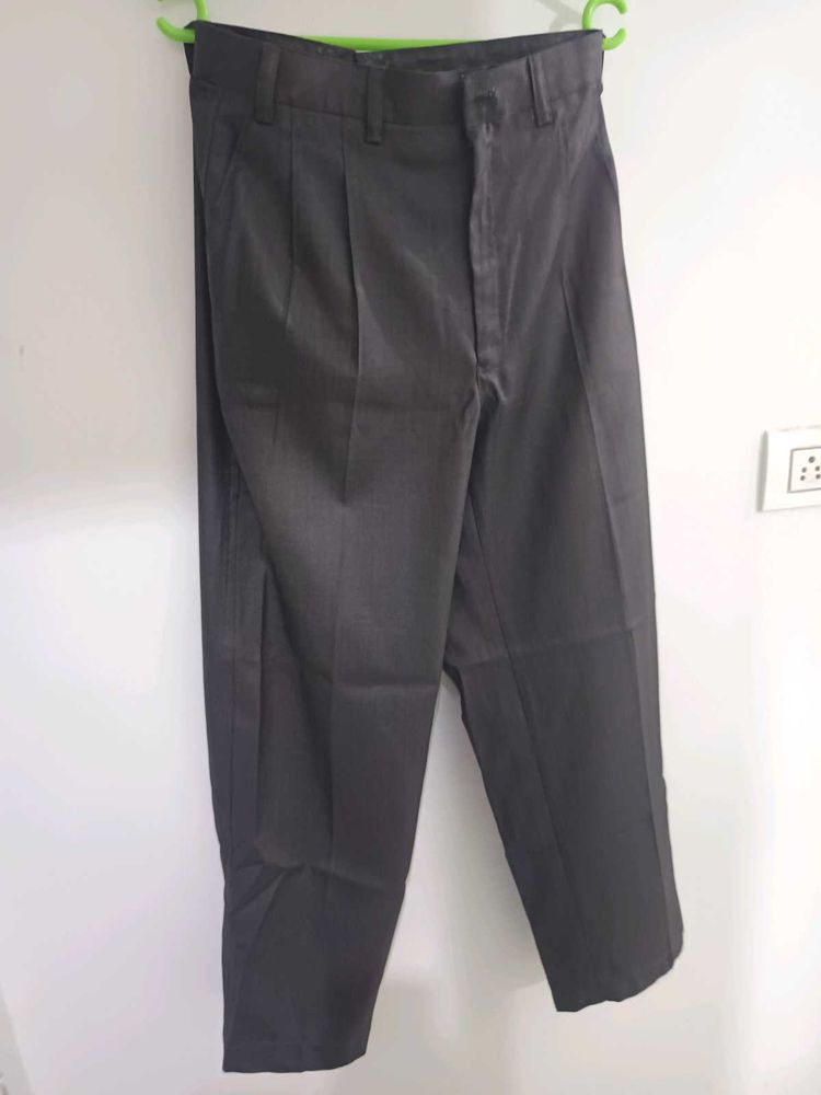 Classic Grey Tailored Trousers