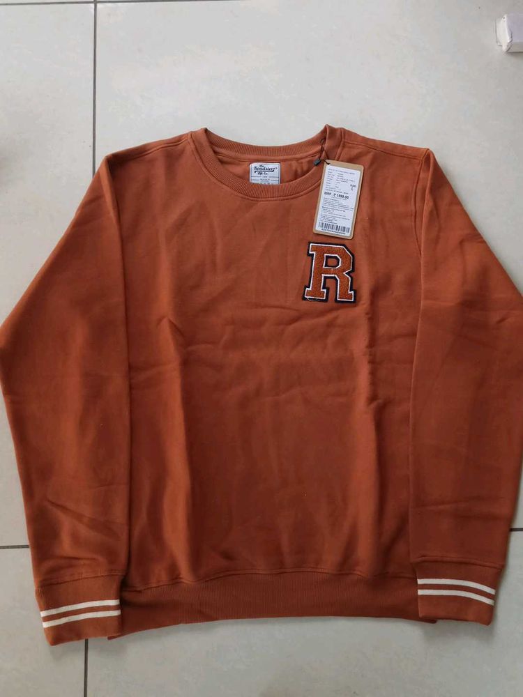 Men's Rust "R" Crewneck Sweatshirt