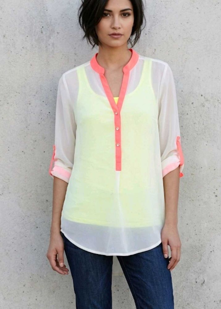 Sheer Shirt With Tank Top