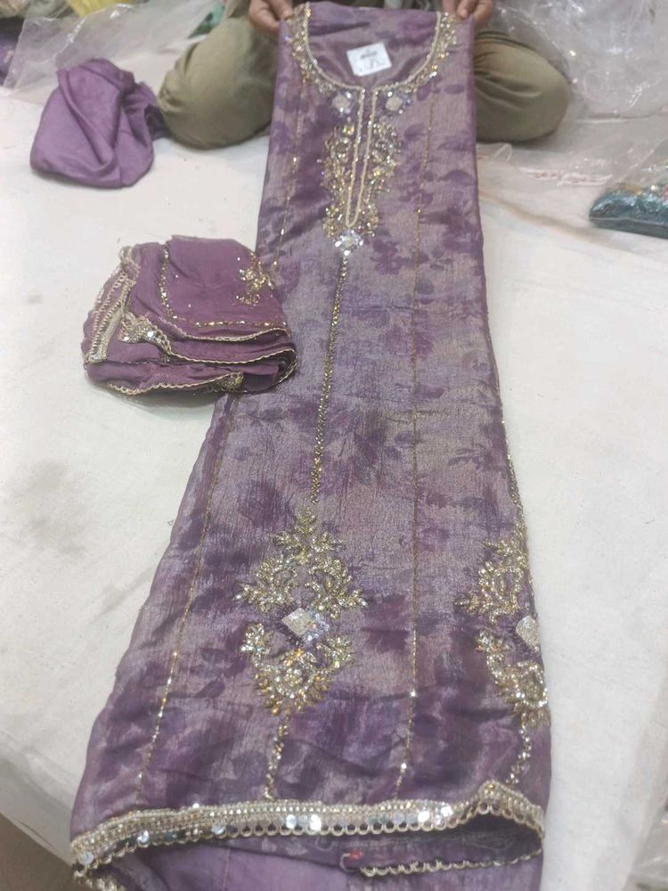 Elegant Purple suit Set