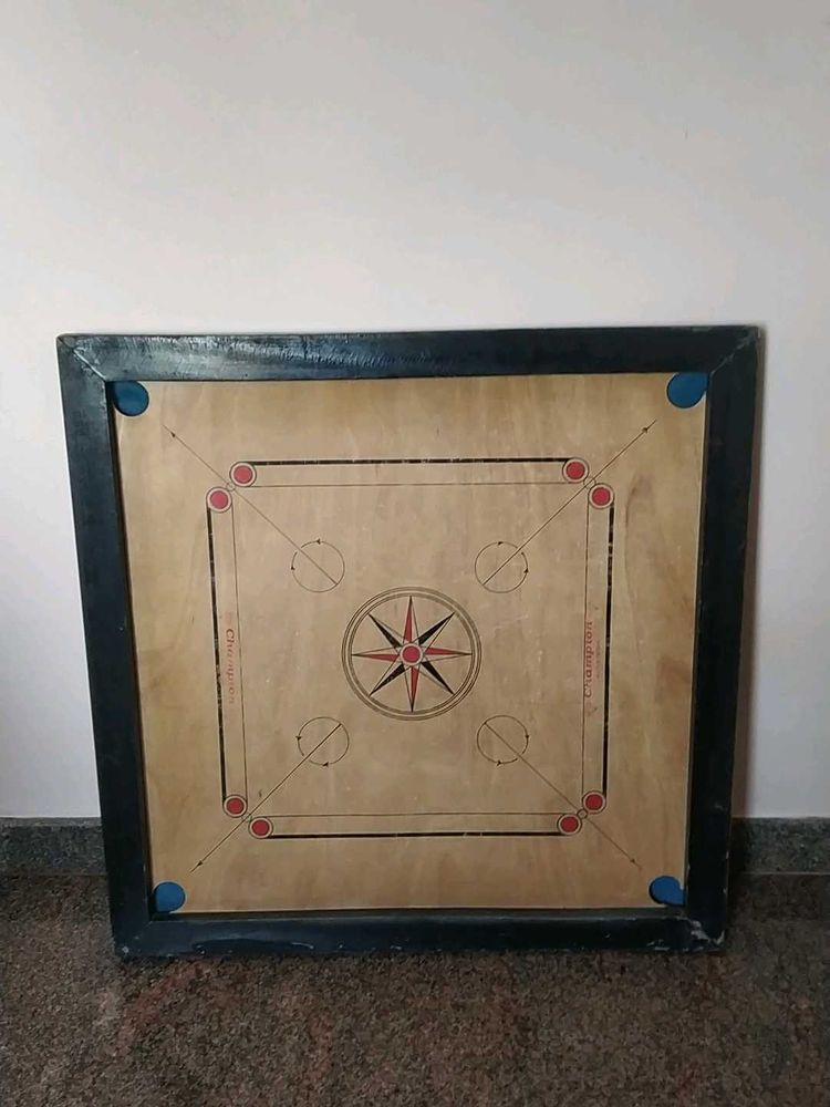 Vintage Used Carrom Board Game