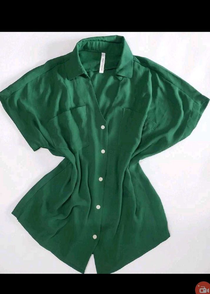 CLEARANCE SALE!💗Emerald Green Button-Up Shirt