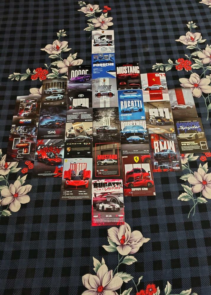 Collection of Luxury Car wall Stickers