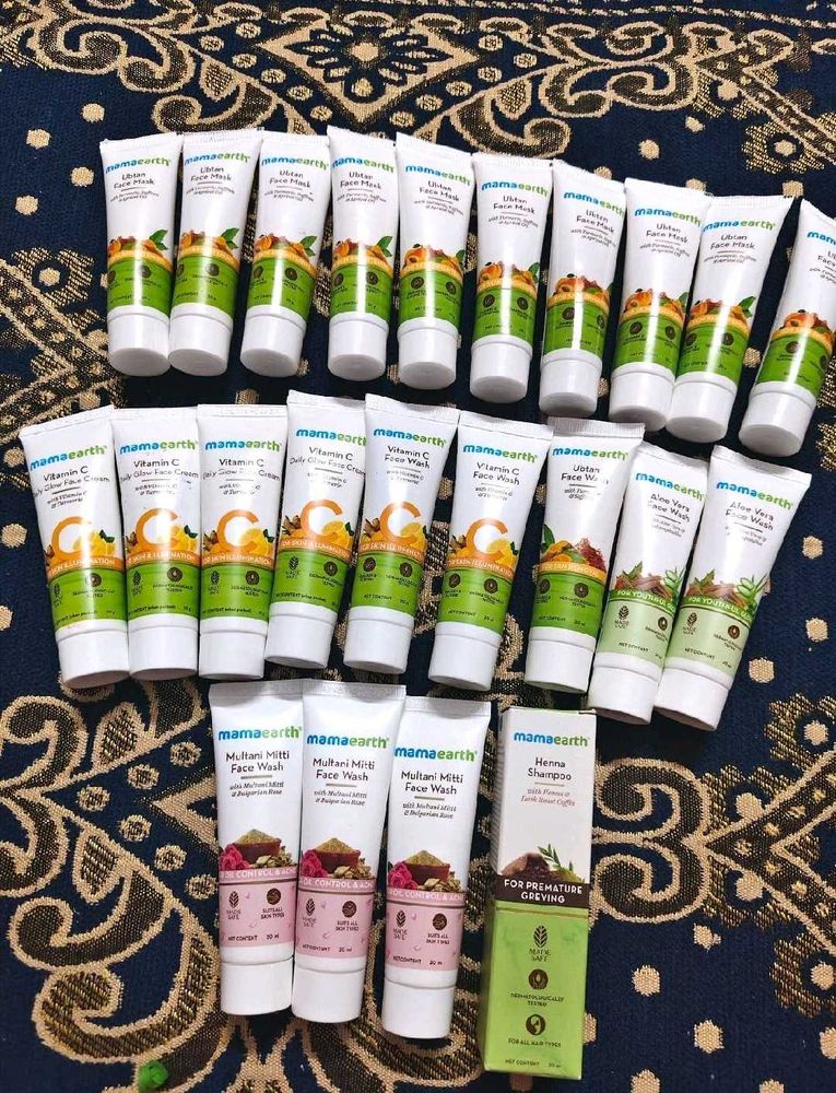 Mamaearth Skincare Lot - Face Wash, Cream &amp; More