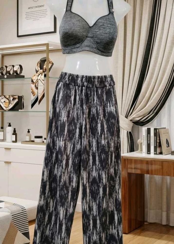 Sale 🔥High-Waist Printed Trousers | Comfy Wide-Le