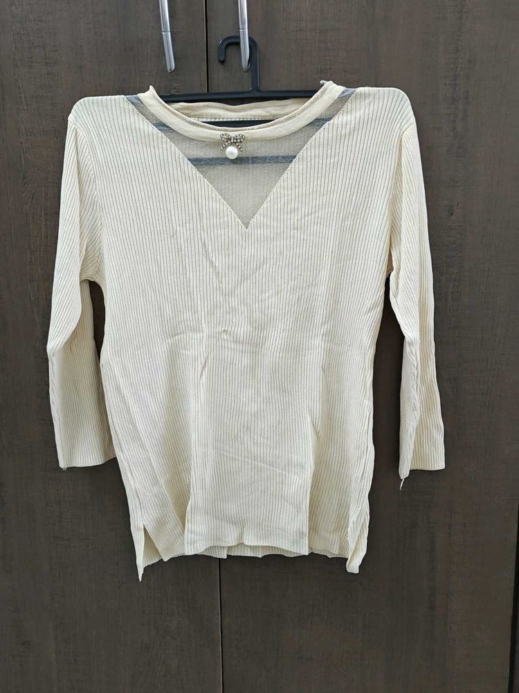 Elegant Cream Top