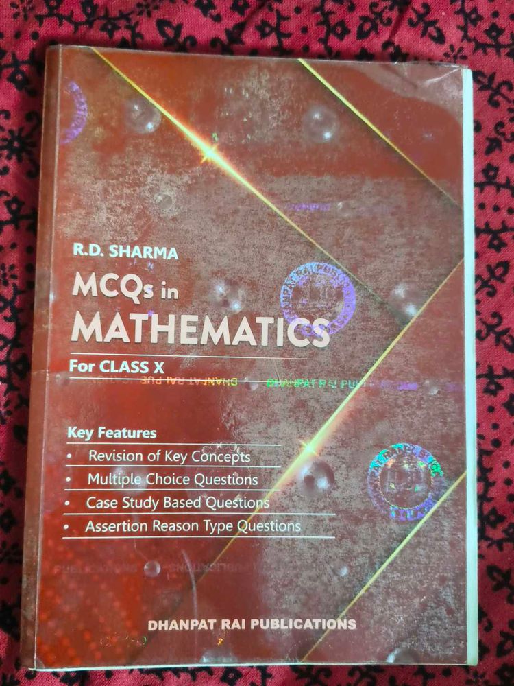 R.D. Sharma MCQs in Mathematics for Class X