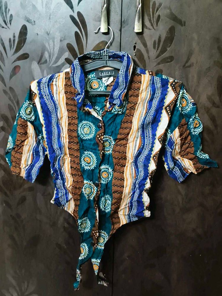 Patterned Cascais Top