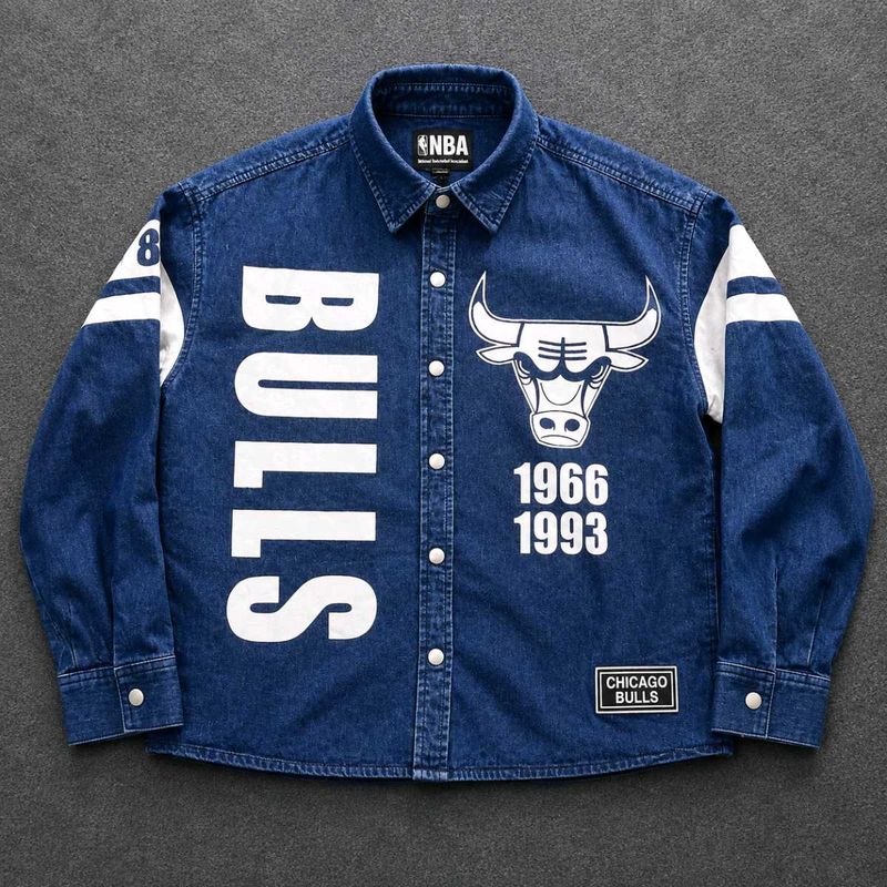 Vintage Chicago Bulls Denim Shirt