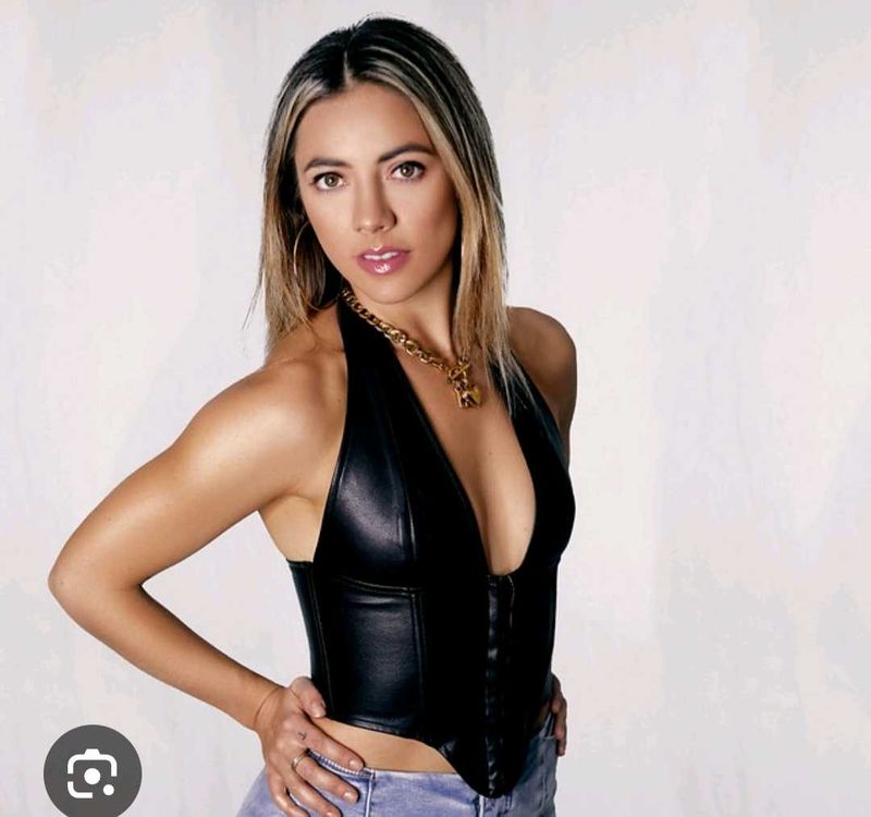 Black Faux Leather Halter Top