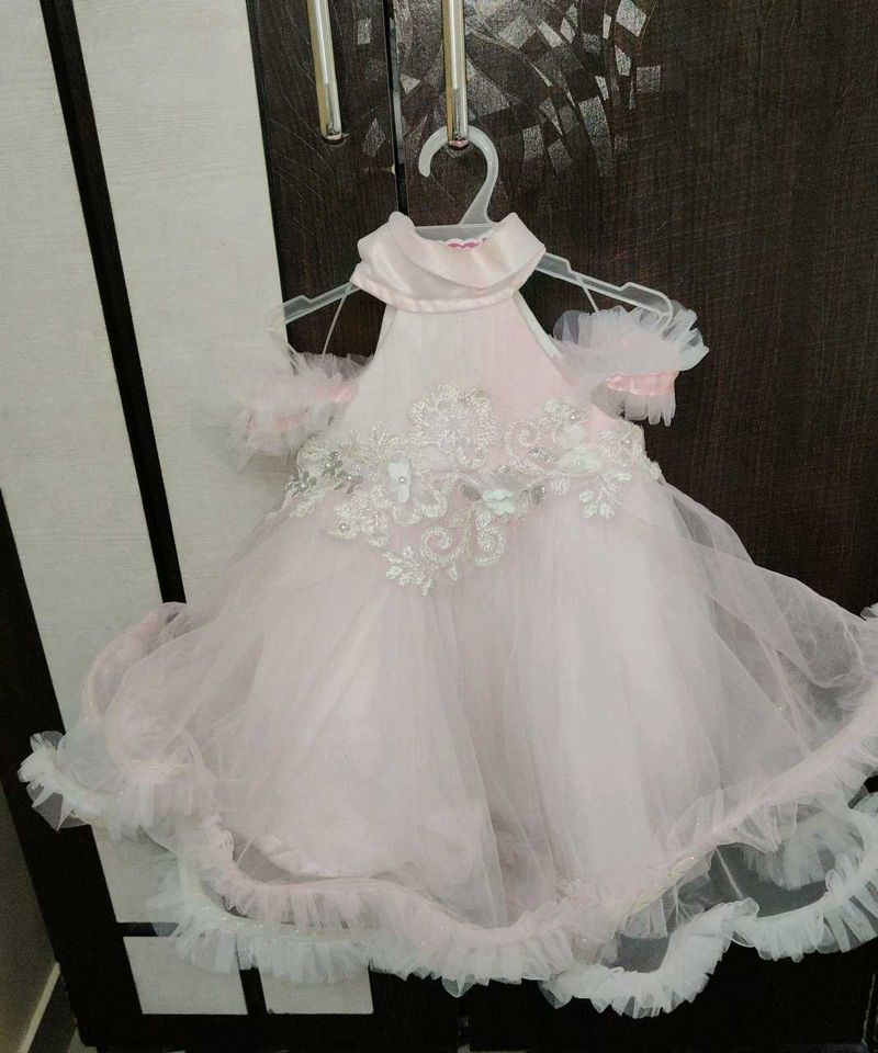 Cute Pink Girls frock