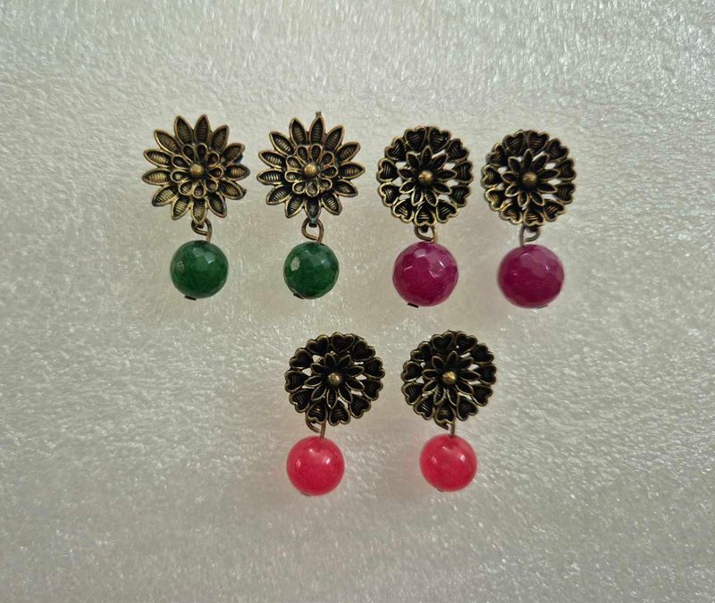 Boho Flower Drop Earrings - New