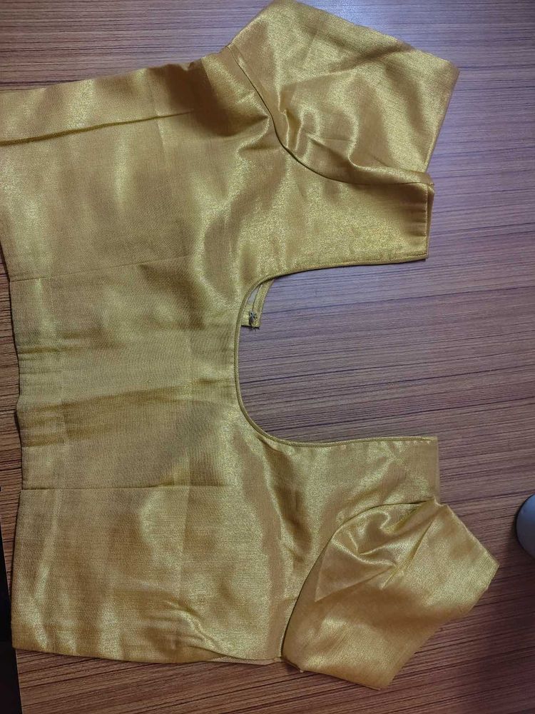elegant golden blouse