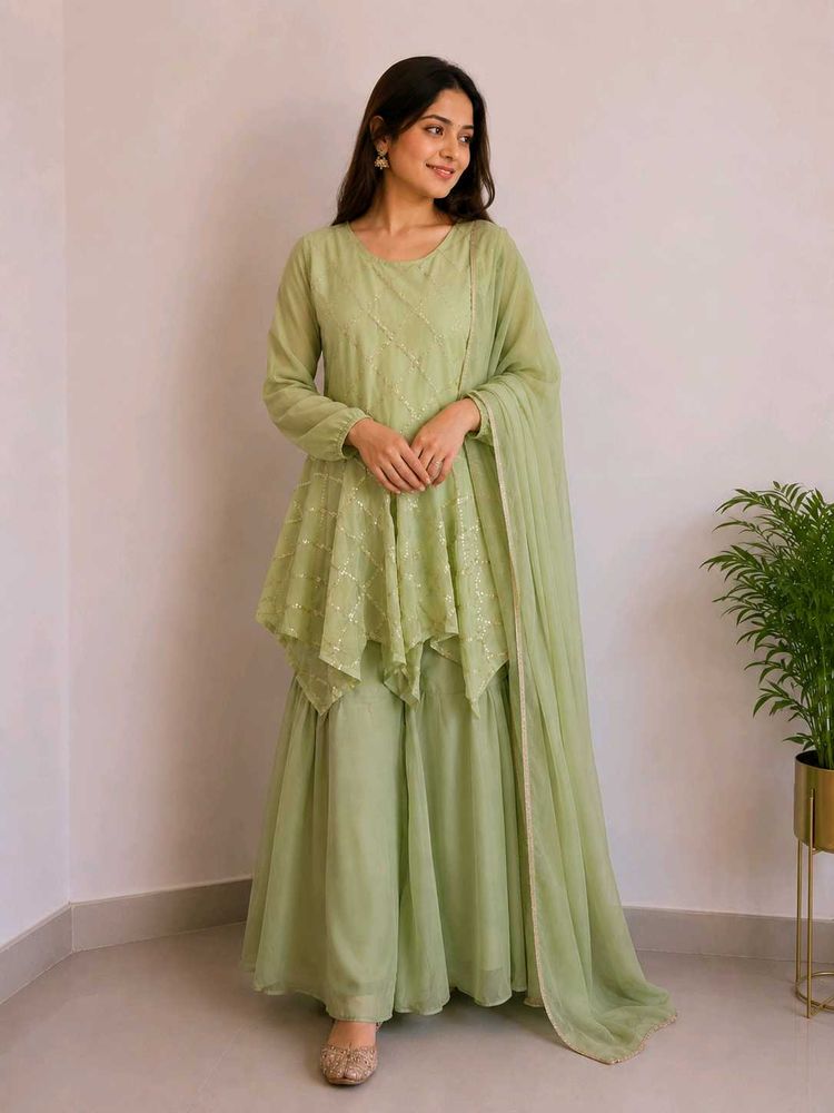 Elegant Light Green Kurta Set