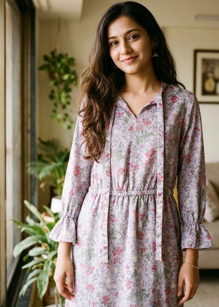 Floral Print Midi Dress