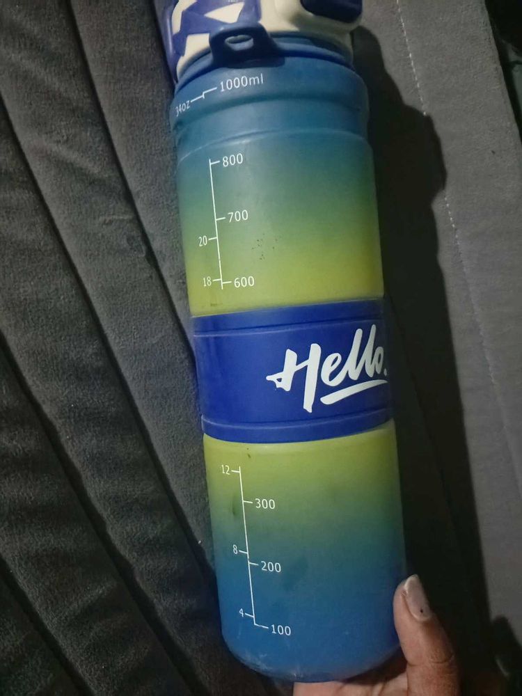 Durable Blue &amp; Green Water Bottle
