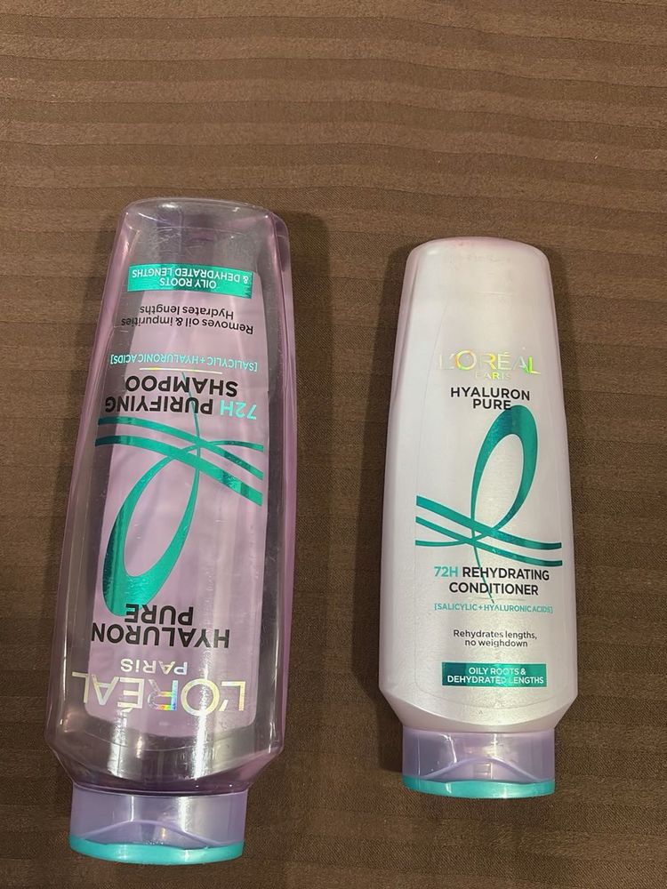 L'Oreal Hyaluron Pure Shampoo &amp; Conditioner