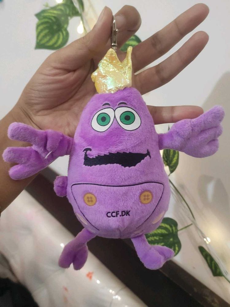 Plush Purple Crown Toy