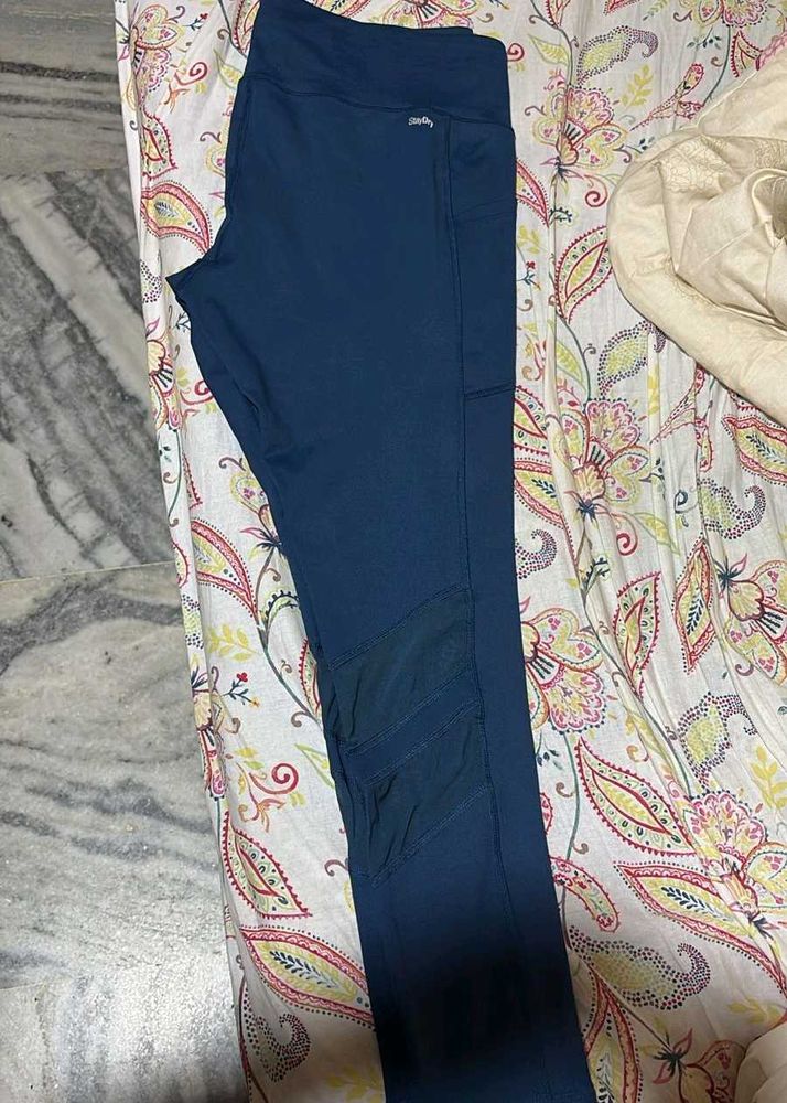 Hockey's Navy Blue Athletic Leggings