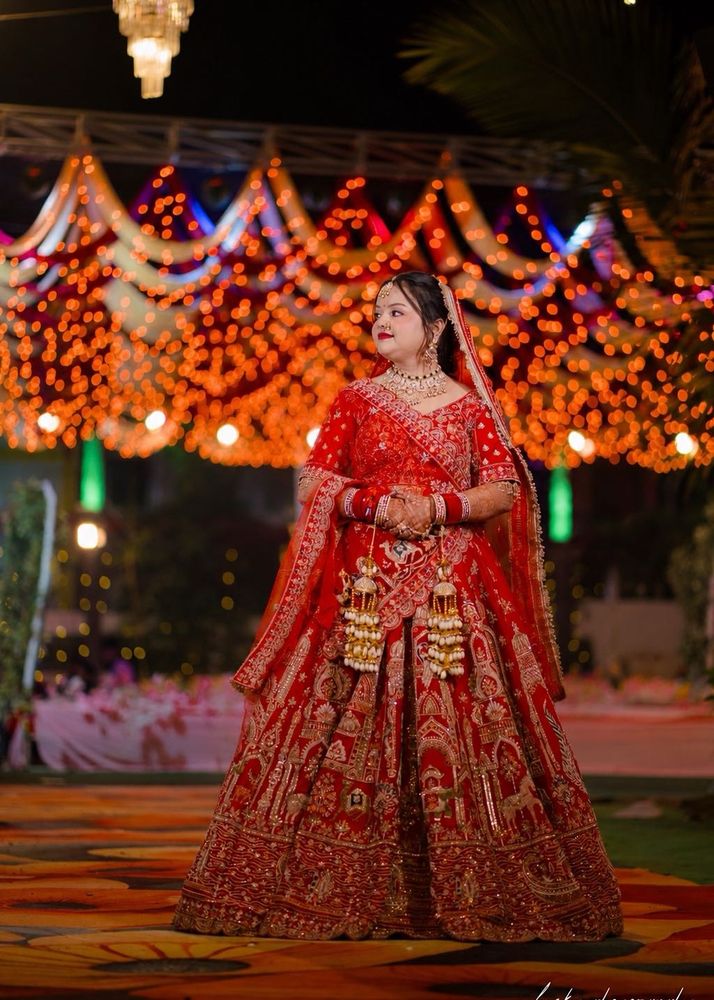 Stunning Red Bridal Lehenga