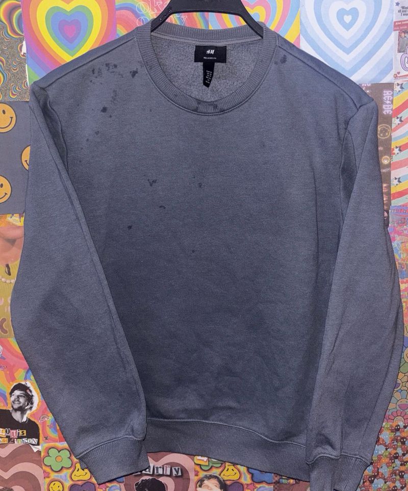 H&amp;M Grey Sweatshirt In Great Condition