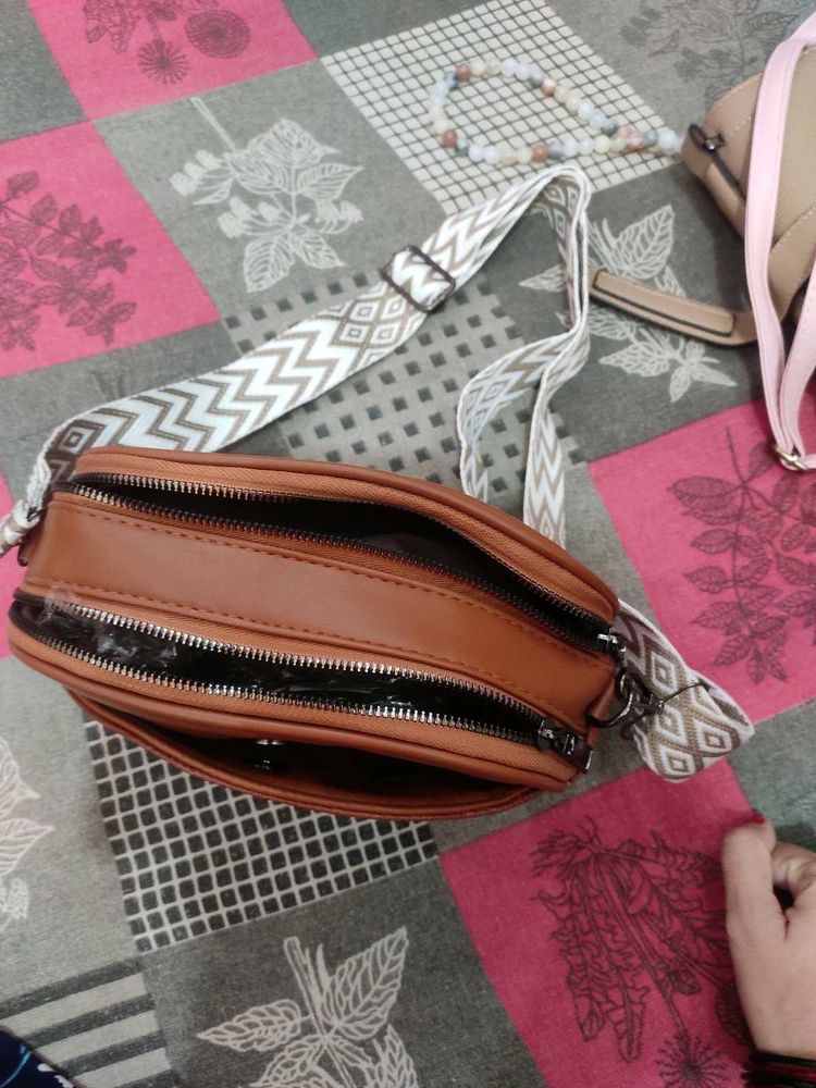 Stylish Brown Crossbody Bag