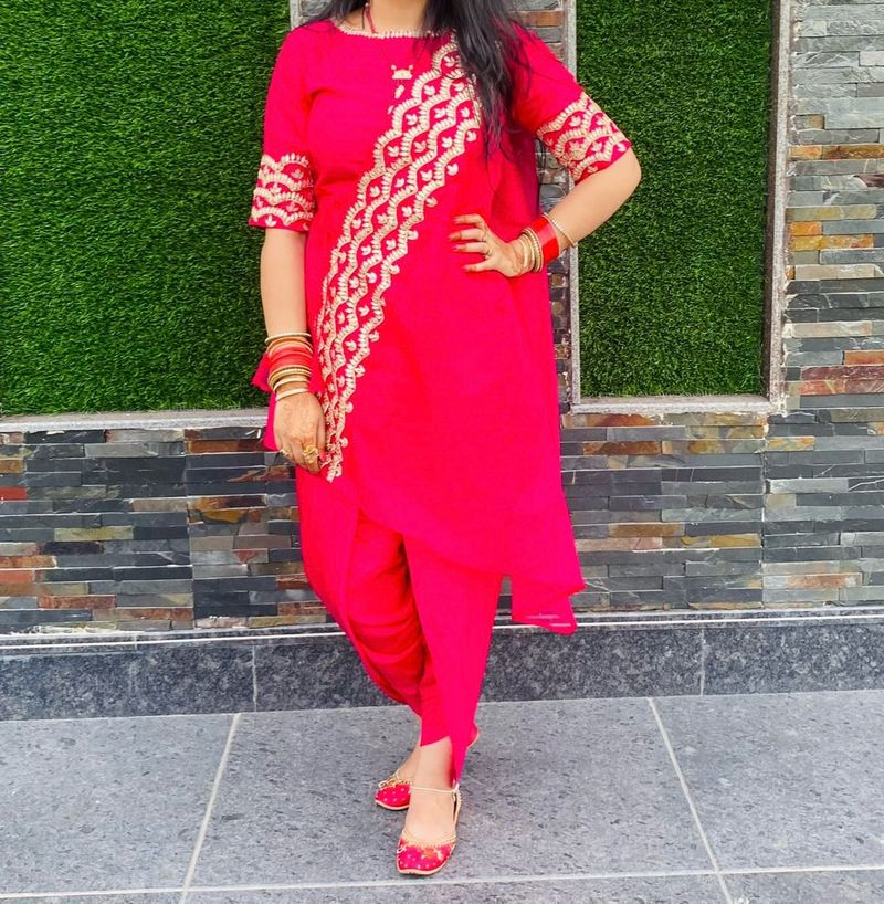 Vibrant Pink Kurta Set
