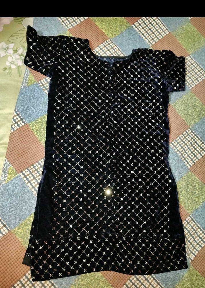 Sparkling Velvet Kurta