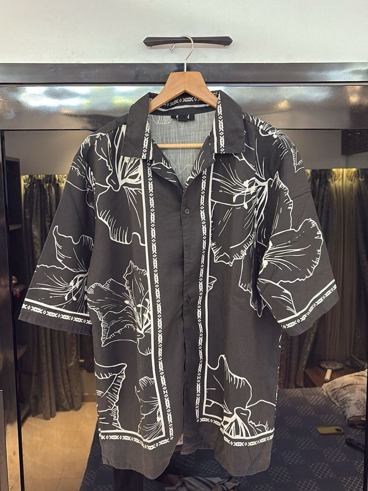 BoohooMAN Cuban Floral Shirt