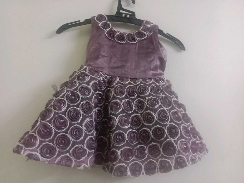 Cute Purple Rose Dress