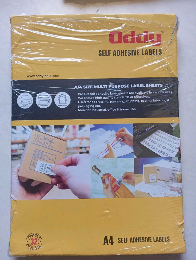 30 A4 Self Adhesive Sheets