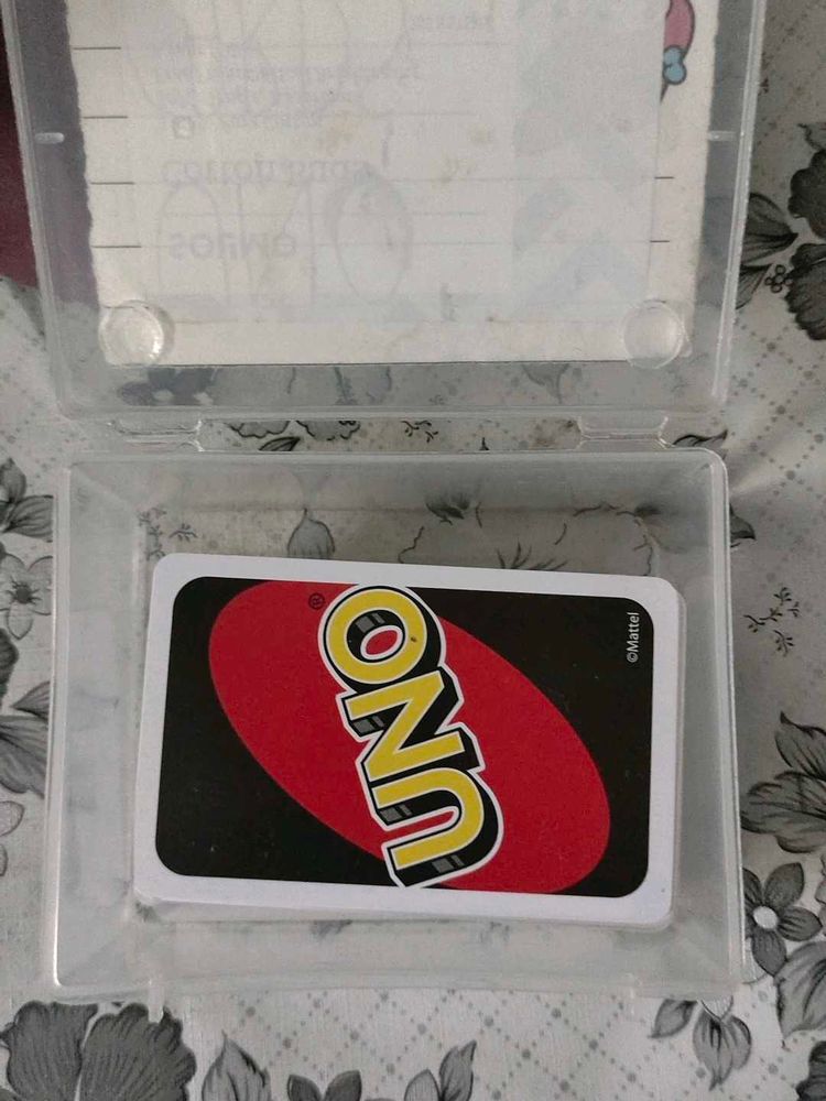 UNO Card Game used not more than 4 times