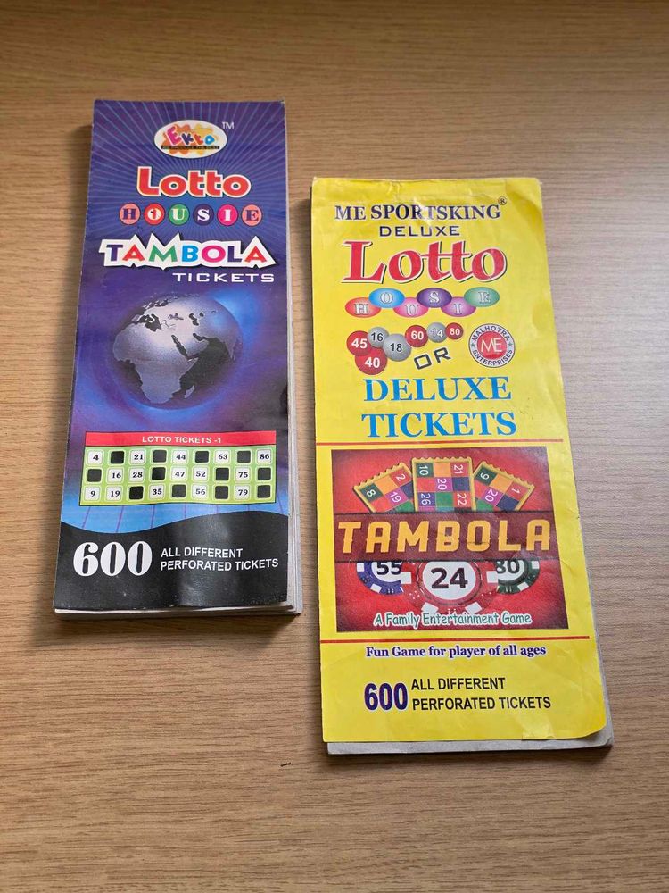 Lotto &amp; Tambola Tickets - Game Night!