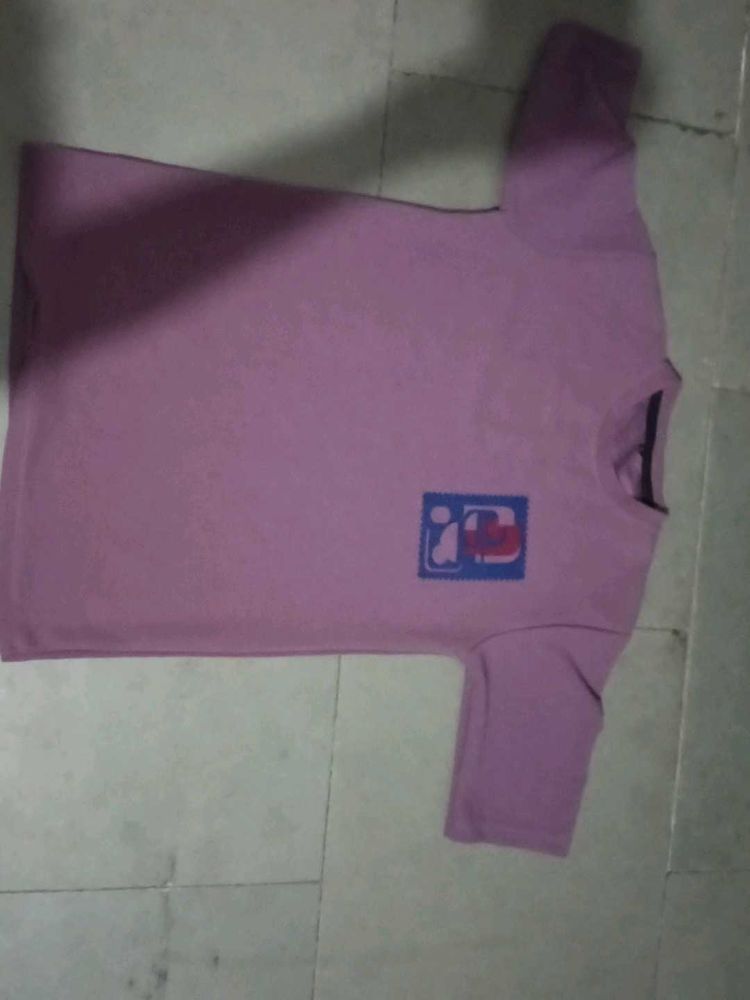 Light Pink Graphic T-Shirt