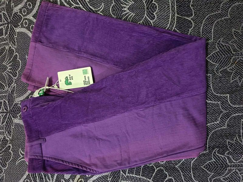 Purple Corduroy Pants