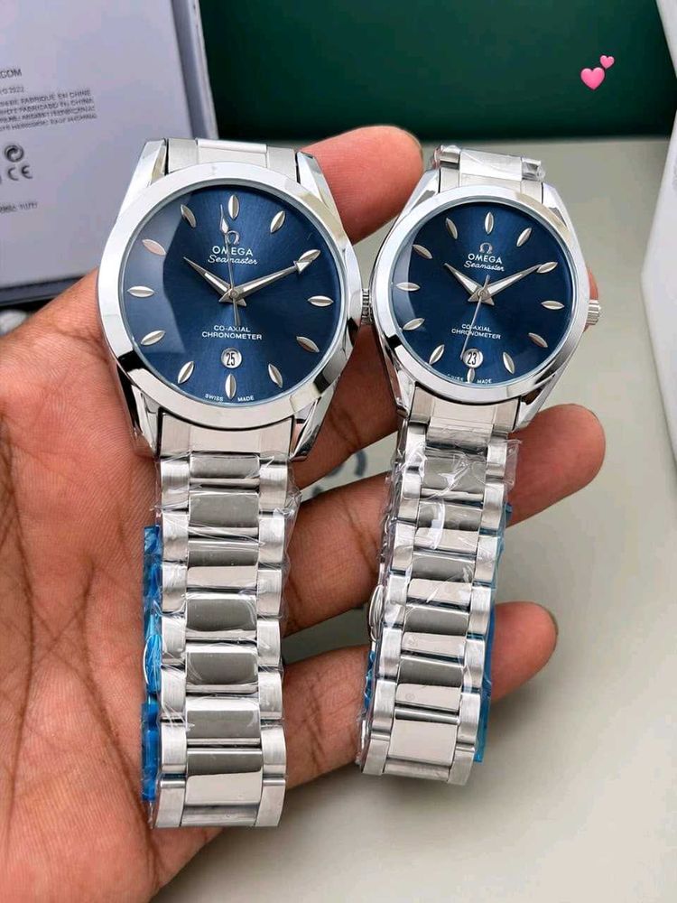Omega Seamaster Co-Axial Chronometer Pair