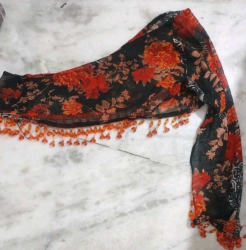 Multi Printed Shrug For Upper Top Or Dress 36 Bust