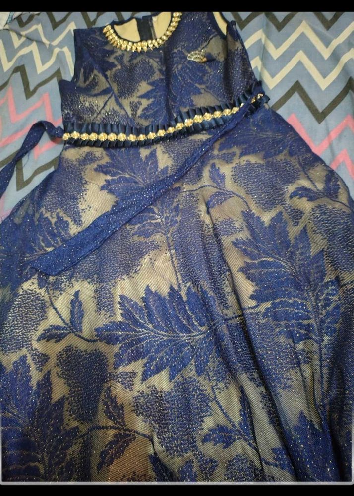 Beautiful Navy Blue Gown