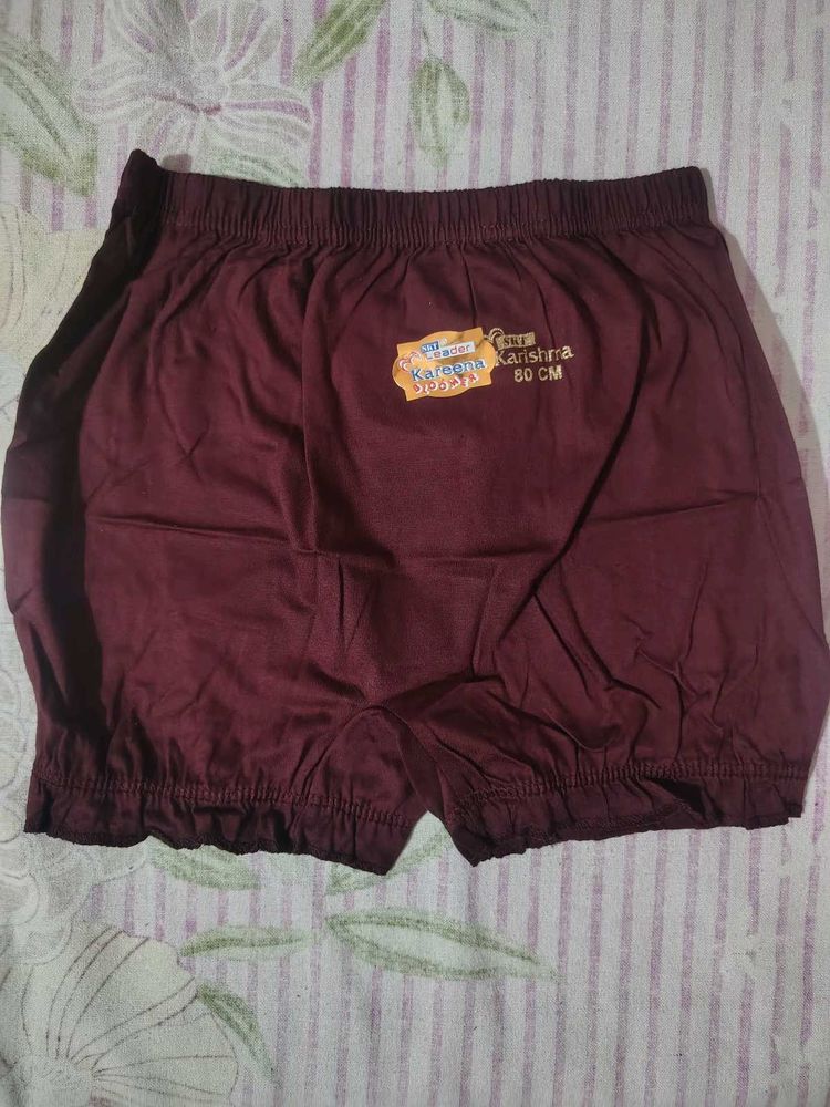 Maroon Comfortable Briefs 80cm