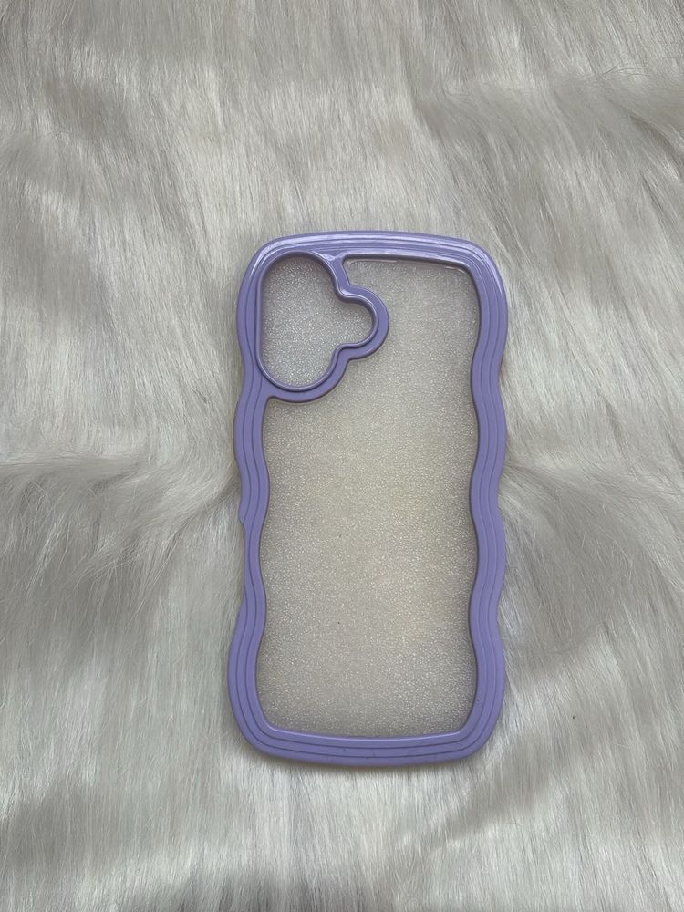 Cute Purple Wavy iPhone16 Case