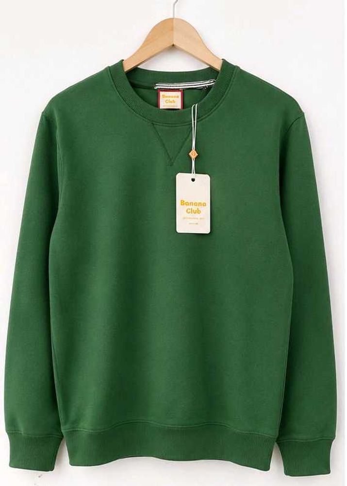 Banana Club Green Crew Neck Sweatshirt/Pullover –