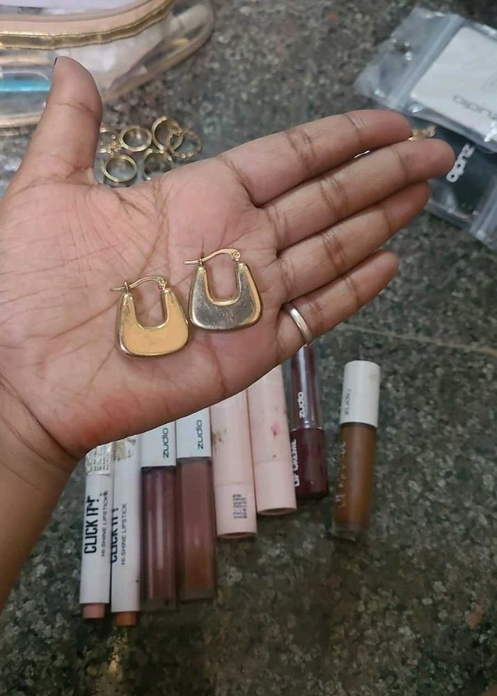 Chic U-shaped Hoop Earrings