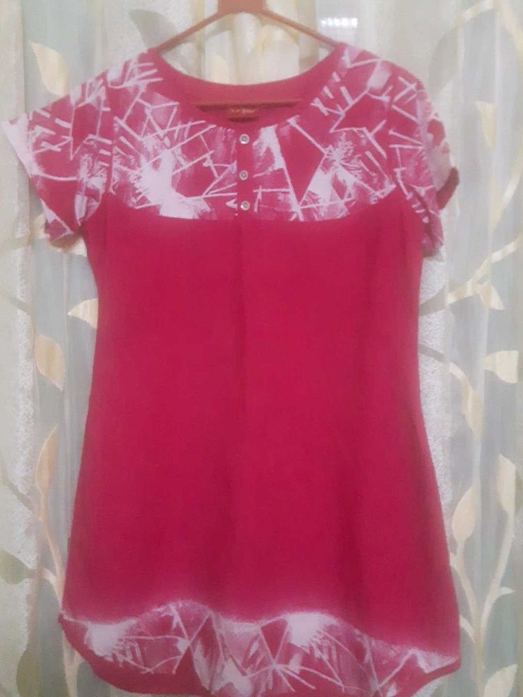Beautiful Rose Printed Top