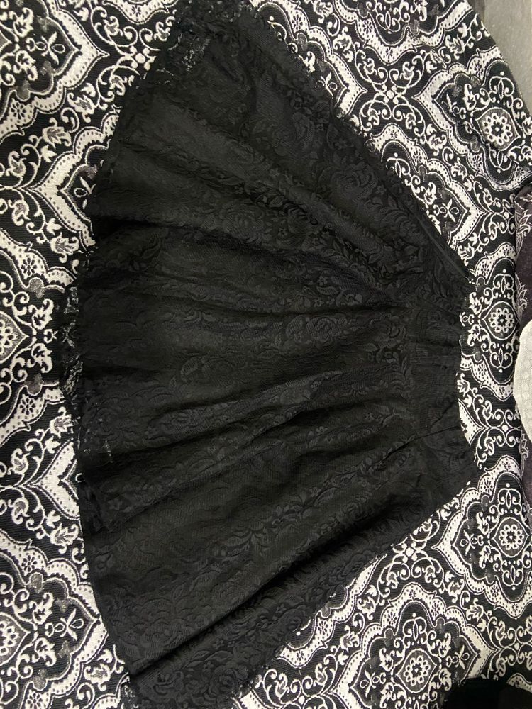 Black Lace Skirt