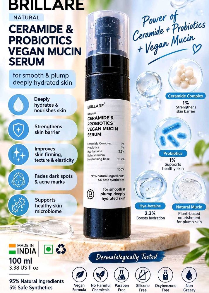 Brillare Vegan Mucin Serum 100 ml