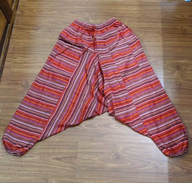 Boho Striped Harem Pants