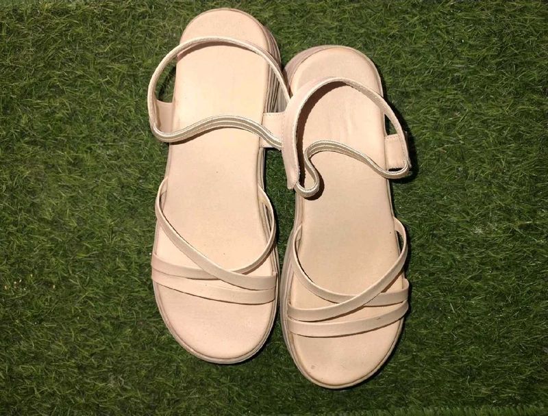 Nude Strappy Sandals 🎀